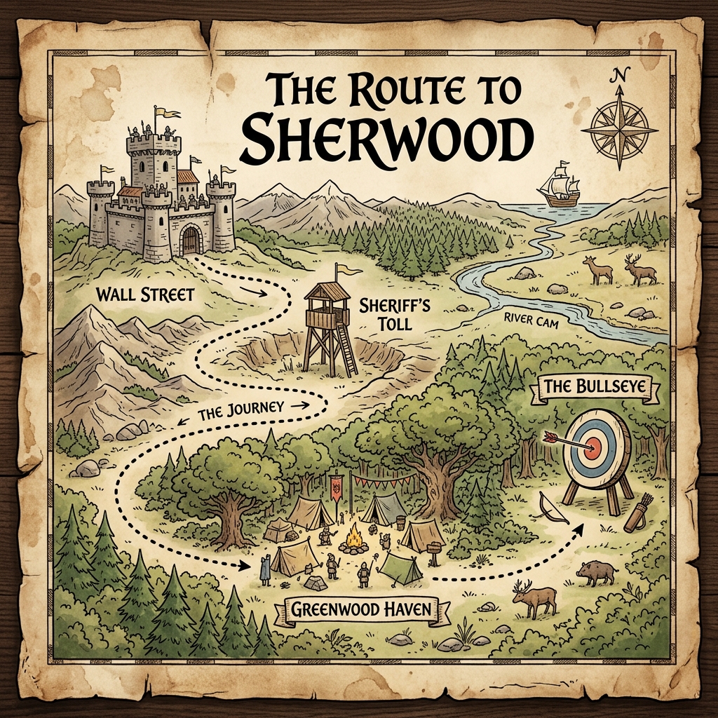The Route to Sherwood Map